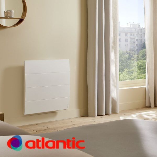 Конвекторен радиатор Atlantic Calissia Smart IO 1500 W, с aкумулиращ чугунен нагревател
