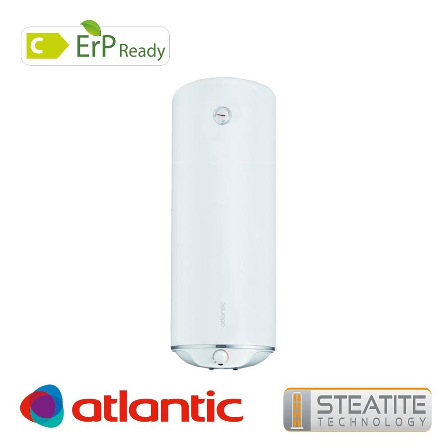Бойлер 80 литра Atlantic Steatite Slim, мултипозиционен