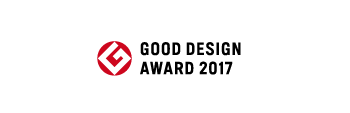 Good Design Award 2017 with logo.