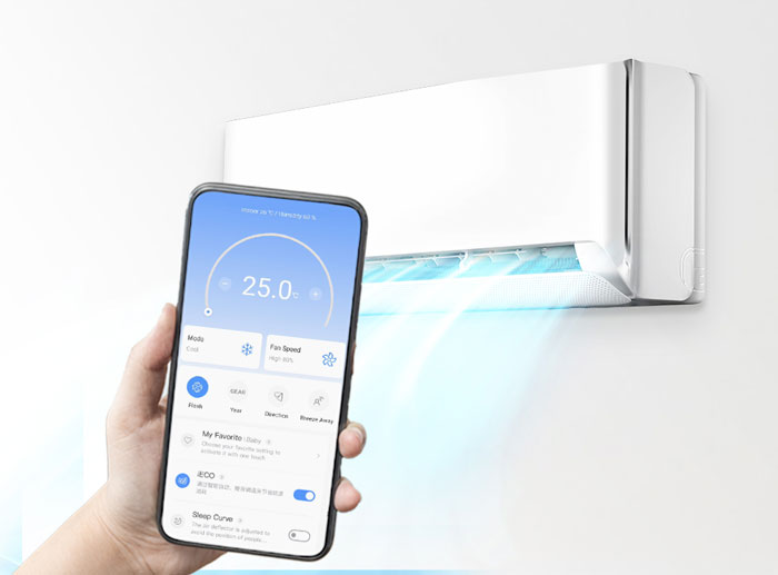 Inverter air conditioner Midea Breezeless E