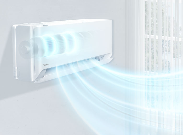 Хиперинверторен стенен климатик Midea Oasis Plus Nordic Inverter air conditioner Midea Breezeless E
